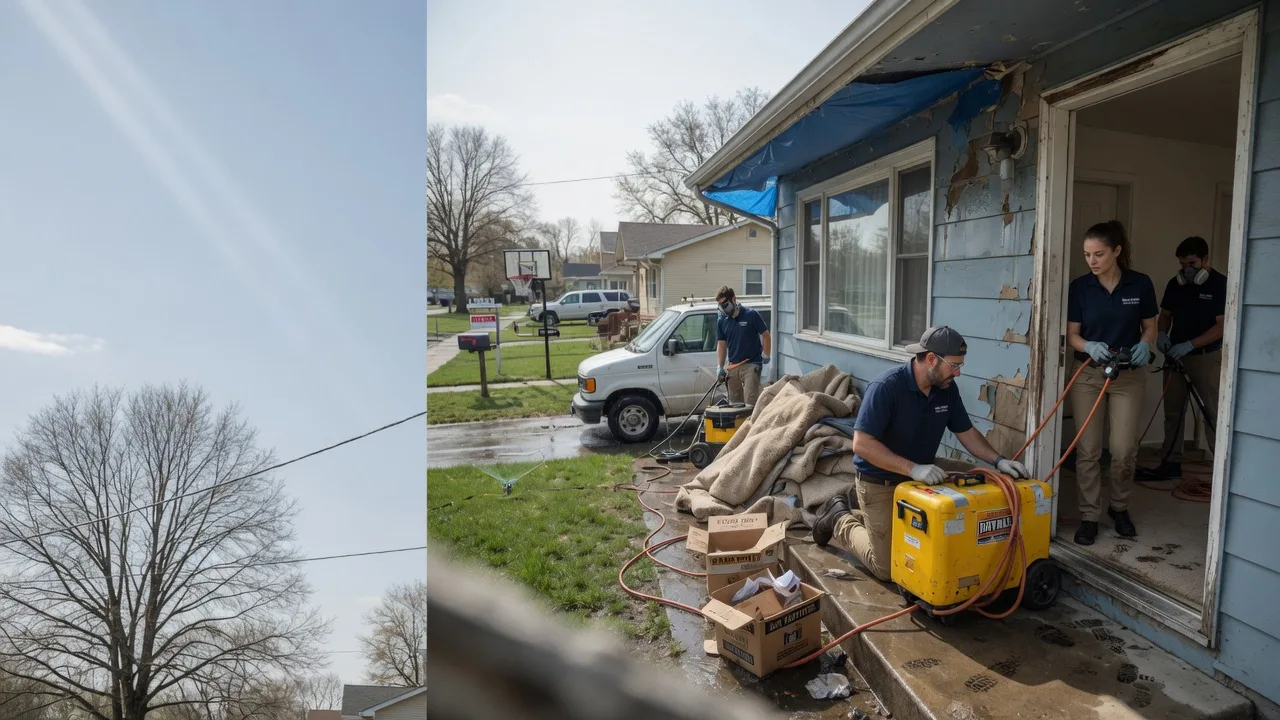 Basement Flood Cleanup in Deerfield, IL near me
